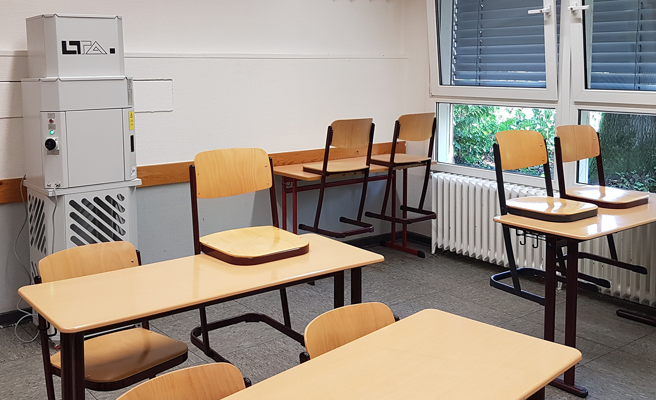 LTA VC60 Luftreiniger in Schulen