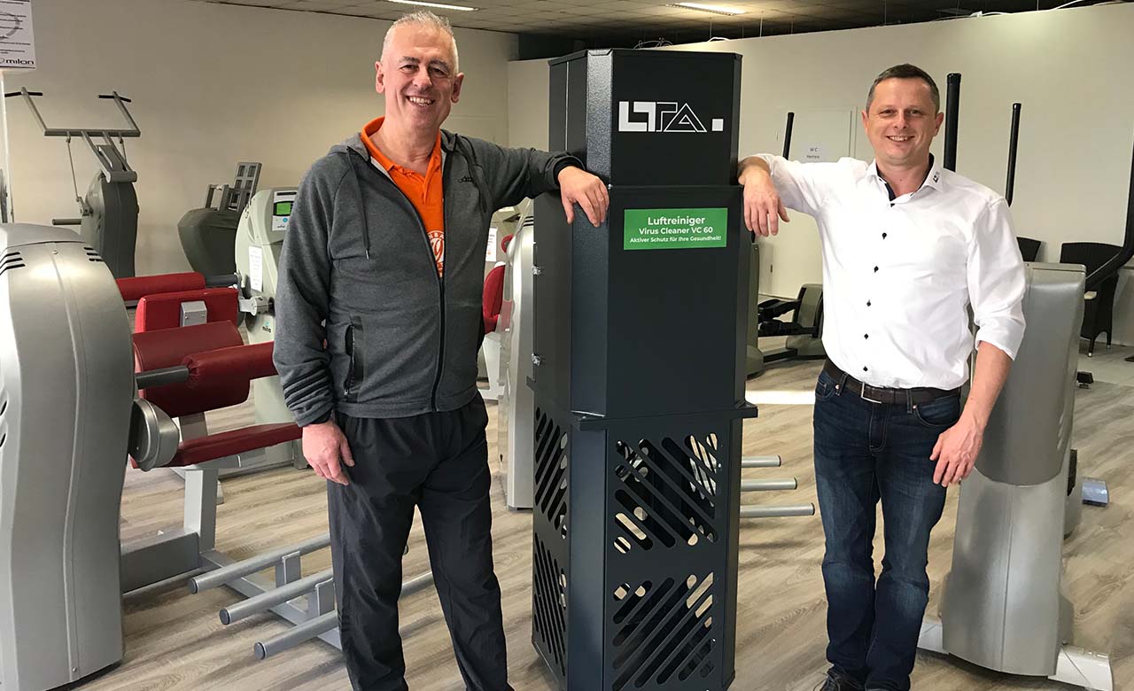 [Translate to Englisch:] Luftreiniger im Rücken- und Gesundheitszentrum