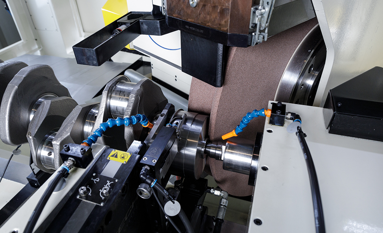 Crankshaft machining